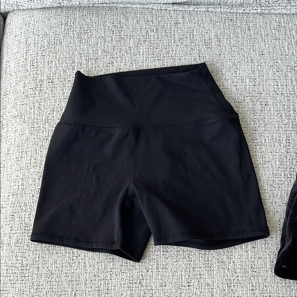 Women's Black biker shorts